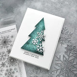 Concord & 9th - Snowflake Season Easy Repeat Background Stamp (6 x 6)