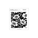 Concord & 9th - Aubrey Blooms Background Stamp (6 x 6) & Stencil Bundle - Postage as per Actual
