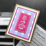 Concord & 9th - Bold Stripes Greetings Stamps (6 x 8)