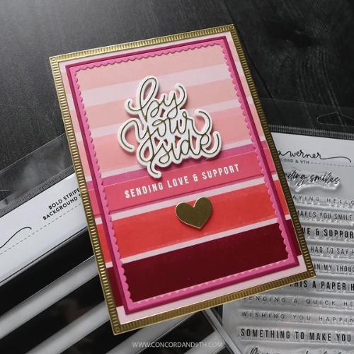 Concord & 9th - Bold Stripes Greetings Stamps (6 x 8)