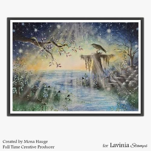 Lavinia Stamps - Gravestones Stamp