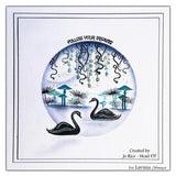 Lavinia Stamps - Swans Stamp