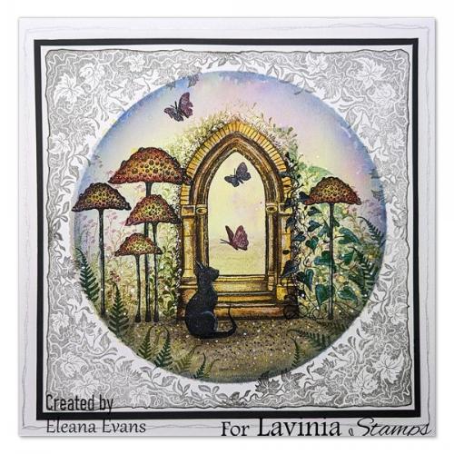 Lavinia Stamps - Wild Leaf Corner Stamp