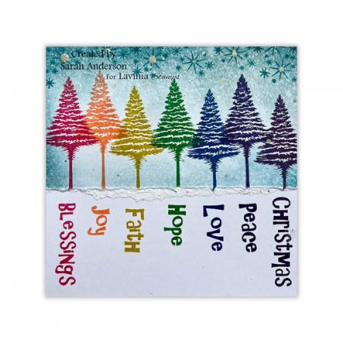 Lavinia Stamps - Snowy Fir Tree Small Stamp