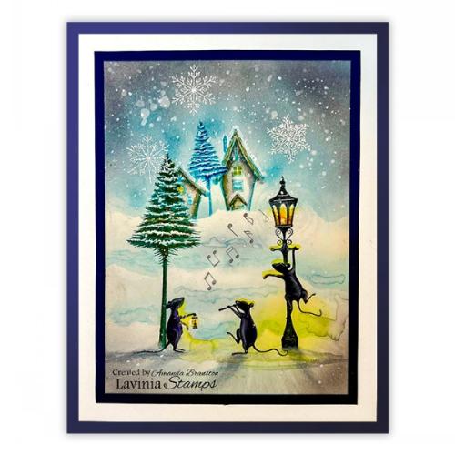 Lavinia Stamps - Snowy Fir Tree Stamp