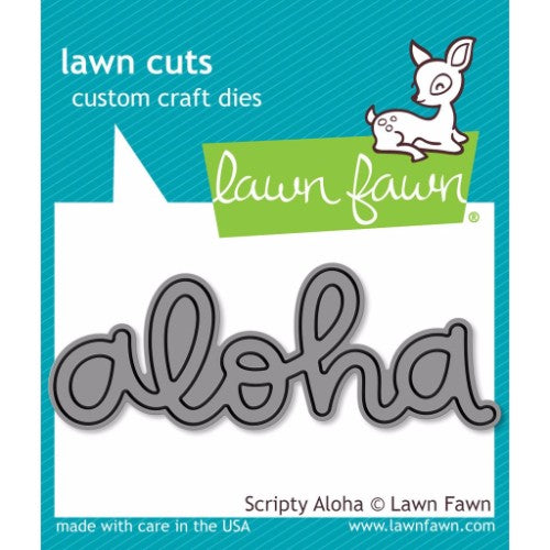 Lawn Fawn - Scripty Aloha