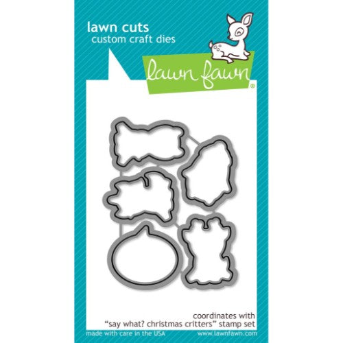 Lawn Fawn - Say What? Christmas Critters Lawn Cuts