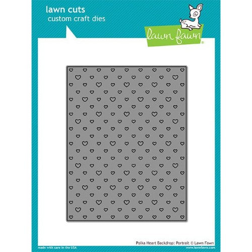 Lawn Fawn - Polka Heart Backdrop: Portrait