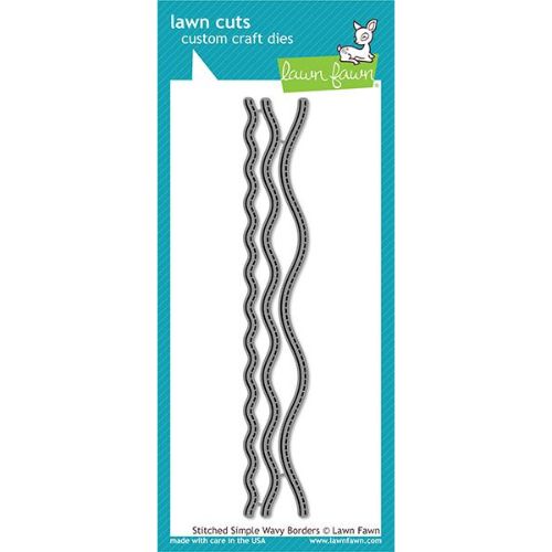 Lawn Fawn - Stitched Simple Wavy Borders