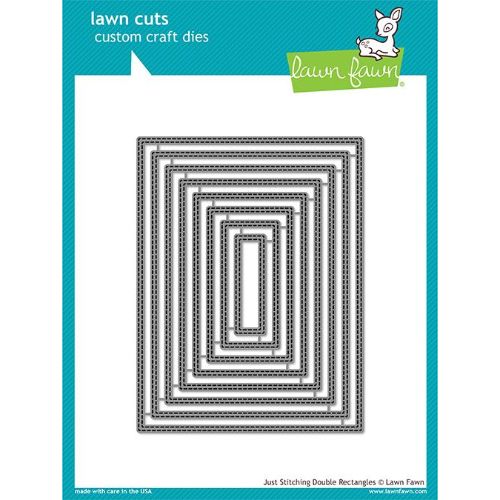 Lawn Fawn - Just Stitching Double Rectangles