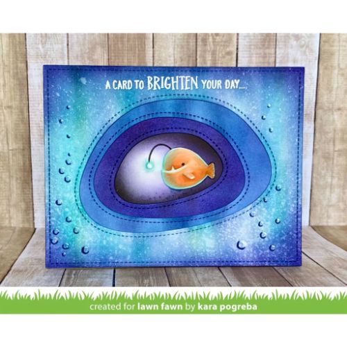 Lawn Fawn - Stamps - Anglerfish Flip-Flop