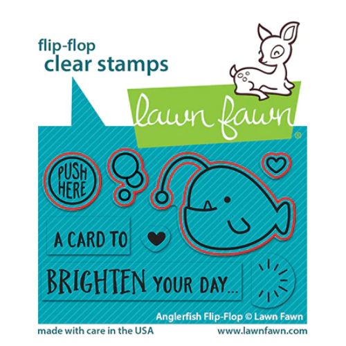 Lawn Fawn - Lawn Cuts - Anglerfish Flip-Flop Dies