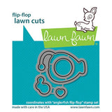 Lawn Fawn - Lawn Cuts - Anglerfish Flip-Flop Dies