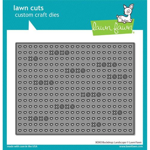 Lawn Fawn - XOXO Backdrop: Landscape Die