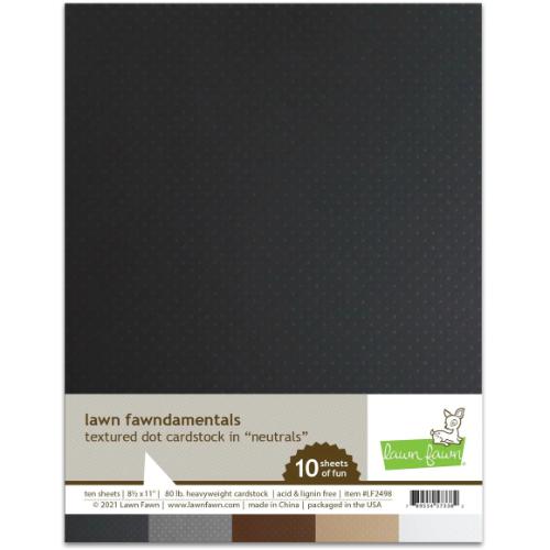 Lawn Fawn - Textured Dot Cardstock - Neutrals