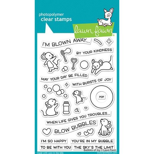 Lawn Fawn - Stamps - Bubbles of Joy