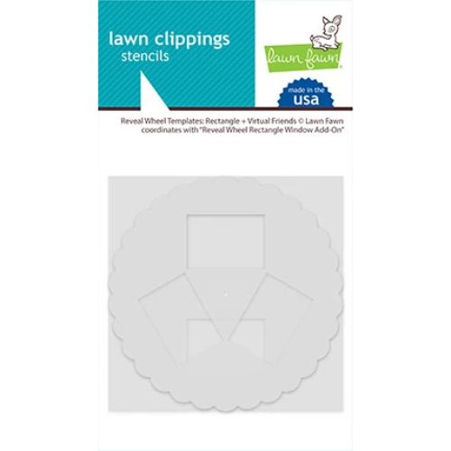 Lawn Fawn - Lawn Clippings - Rectangle Virtual Friends