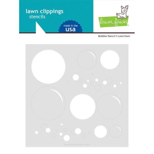 Lawn Fawn - Lawn Clippings - Big Bubble Stencil