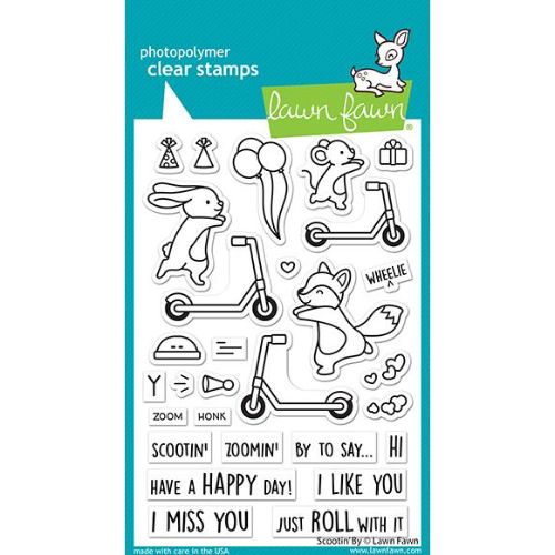 Lawn Fawn - Stamps - Scootin' By