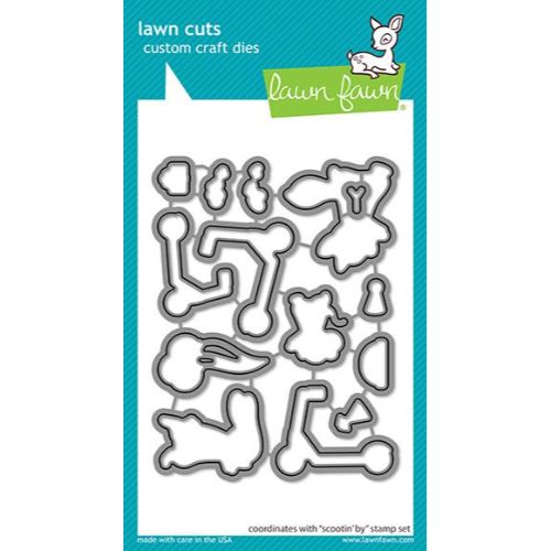 Lawn Fawn - Lawn Cuts - Scootin' By Dies