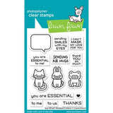 Lawn Fawn - Stamps - Say What? Masked Critters