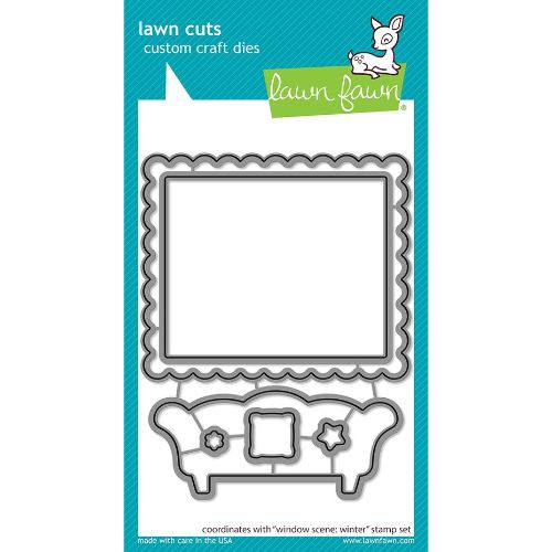 Lawn Fawn - Lawn Cuts - Window Scene: Winter Dies