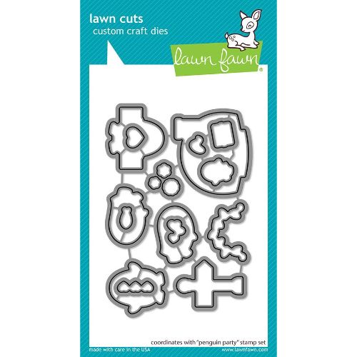 Lawn Fawn - Lawn Cuts - Penguin Party Dies