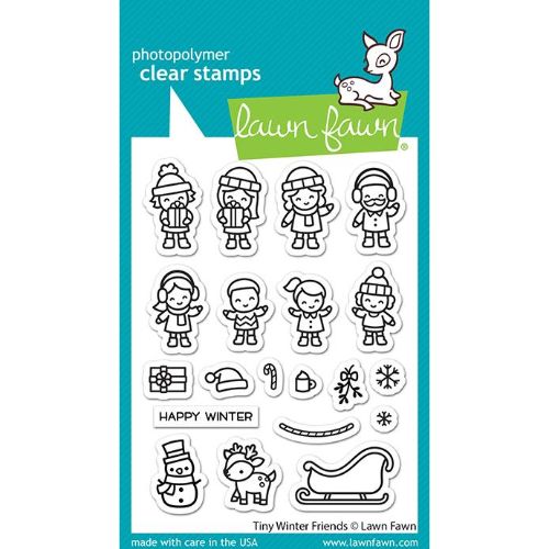 Lawn Fawn - Stamps - Tiny Winter Friends