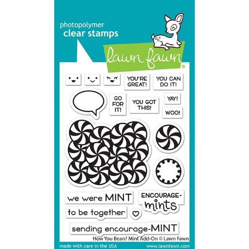 Lawn Fawn - Stamps - How You Bean? Mint Add-On