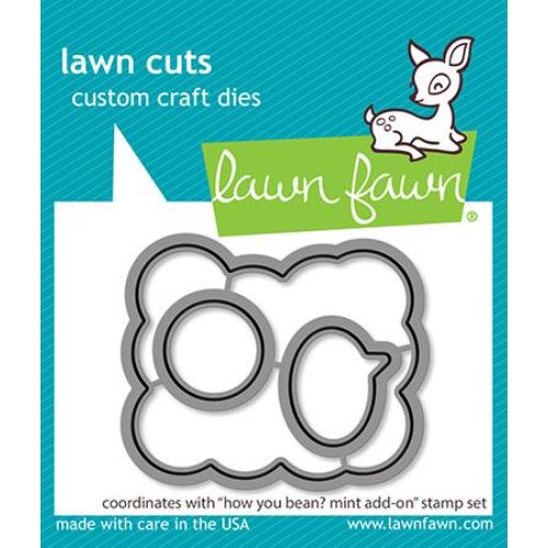 Lawn Fawn - Lawn Cuts - How You Bean? Mint Add-On Dies