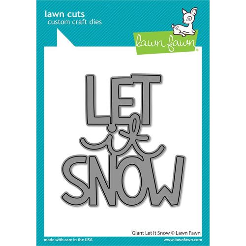 Lawn Fawn - Lawn Cuts - Giant Let It Snow