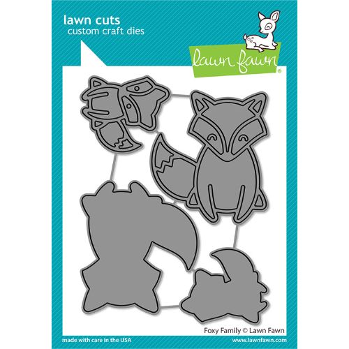 Lawn Fawn - Lawn Cuts - Foxy Family Dies