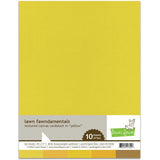 Lawn Fawn - Textured Canvas Cardstock - Yellow