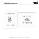 Lawn Fawn - Stamps - Here for You Bear