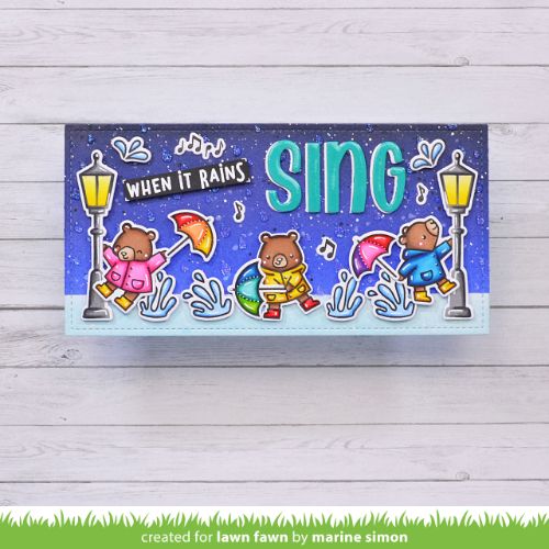 Lawn Fawn - Stamps - Here for You Bear