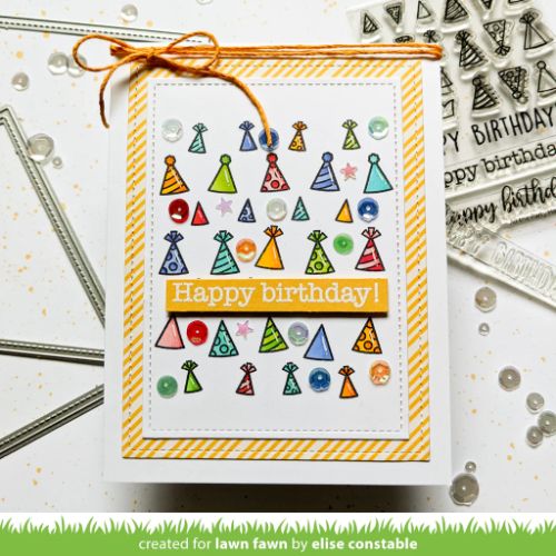 Lawn Fawn - Stamps - All the Party Hats