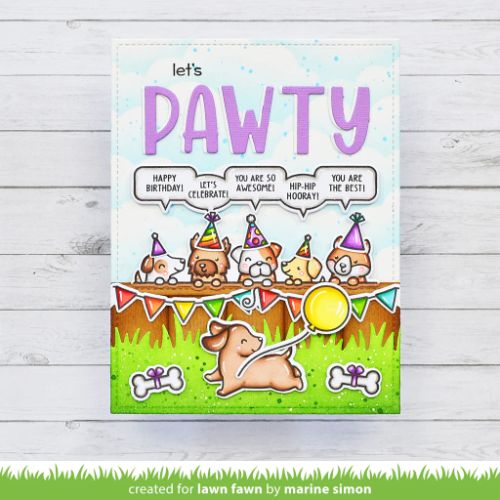 Lawn Fawn - Stamps - All the Party Hats