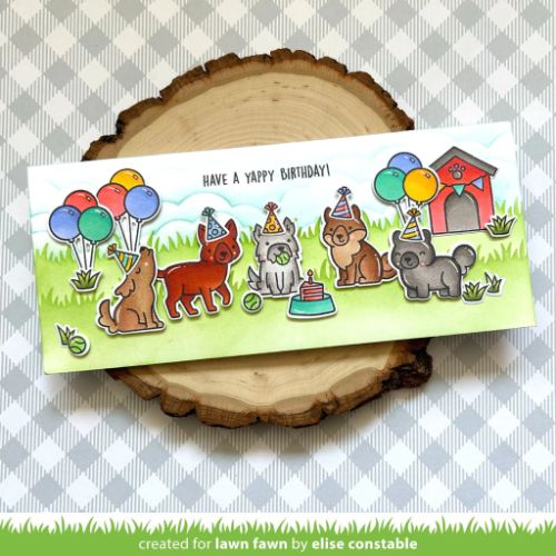 Lawn Fawn - Stamps - All the Party Hats