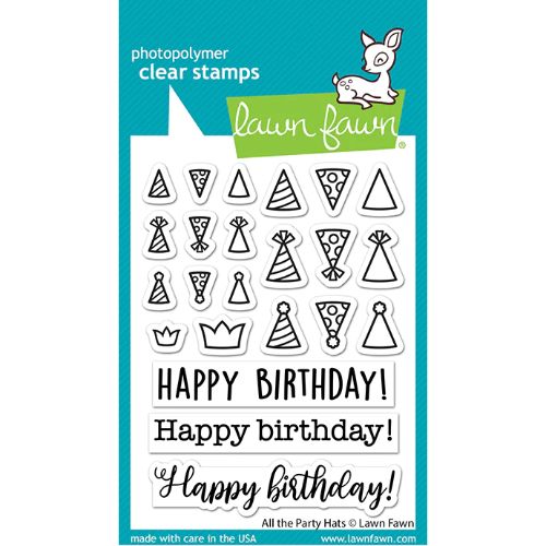 Lawn Fawn - Stamps - All the Party Hats
