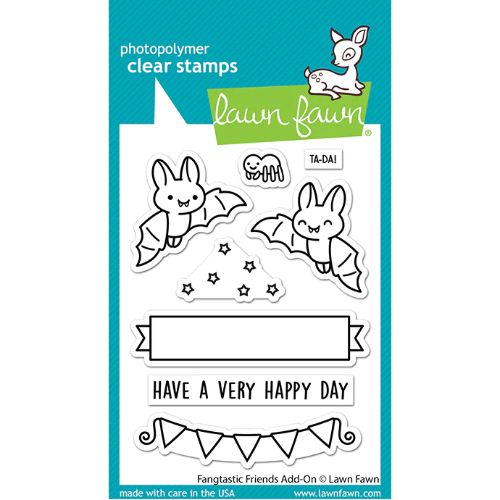 Lawn Fawn - Stamps - Fangtastic Friends Add-On