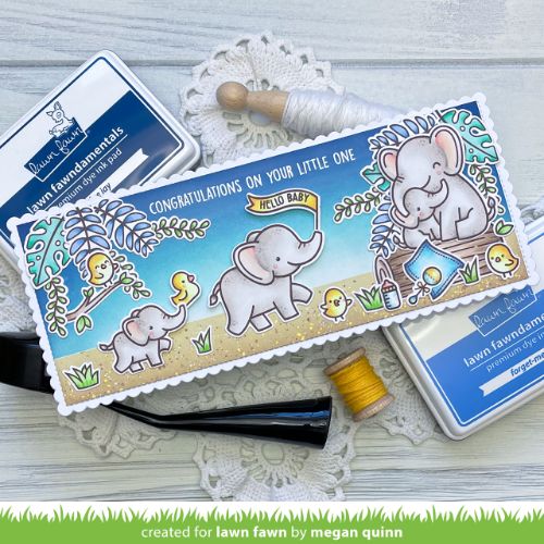 Lawn Fawn - Stamps - Elephant Parade