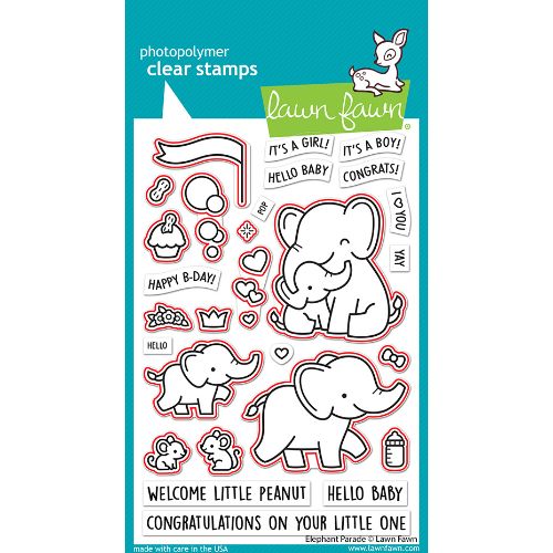 Lawn Fawn - Lawn Cuts - Elephant Parade Dies