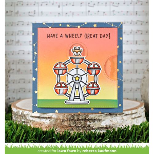 Lawn Fawn - Lawn Cuts - Reveal Wheel Wheely Great Day Add-On Dies