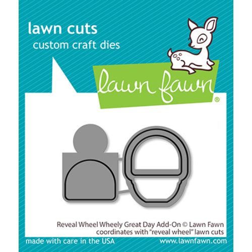 Lawn Fawn - Lawn Cuts - Reveal Wheel Wheely Great Day Add-On Dies