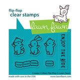 Lawn Fawn - Stamps - Coaster Critters Flip-Flop