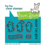 Lawn Fawn - Lawn Cuts - Coaster Critters Flip-Flop Dies