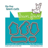 Lawn Fawn - Lawn Cuts - Coaster Critters Flip-Flop Dies