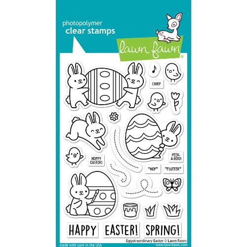 Lawn Fawn - Stamps - Eggstraordinary Easter