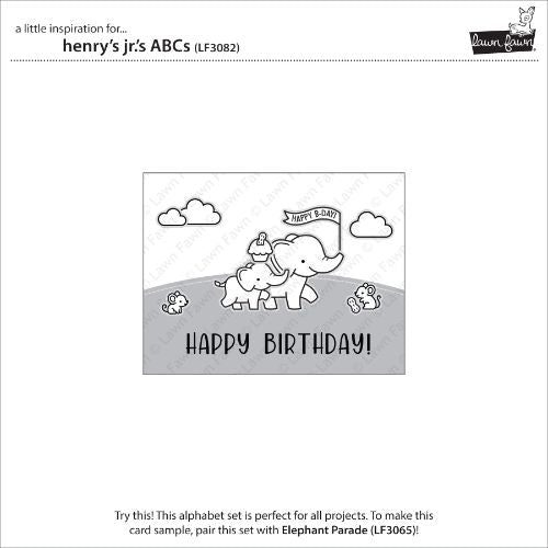 Lawn Fawn - Stamps - Henry Jr.'s ABCs