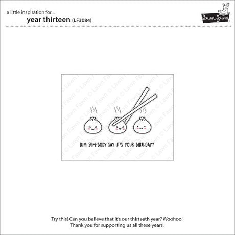 Lawn Fawn - Stamps - Year Thirteen